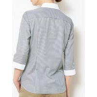 住商モンブランシャツ　レディス　７分袖　グレーSS500-92  11号1着（直送品）