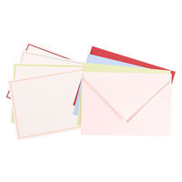 グリーティング　カード G・ラロ 縁取りカード１０枚セット 多目的（カード１０枚、封筒１０枚） ブルー 1パック（直送品）