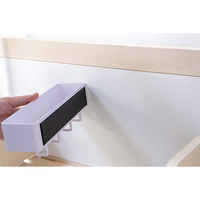 くろがね工作所 スチールパネルデスク ライト付 ミディアム木目 BC-23ANL 1セット（3点入）（直送品）