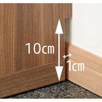 フナモコ エントランスファニチャー 幅603×奥388×高956mm リアルウォールナット ECD-61H 1台（直送品）