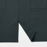 無印良品 綿平織 ワークエプロン 男女兼用 S-M ダークグレー 良品計画