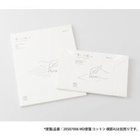 デザインフィル MD封筒 コットン 横型A 二重封筒 8枚入 20588006 1セット(2パック)