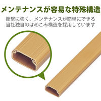 エレコム フラットモール(裏面シール付・ブラウン) LD-GAF2/BR 1個