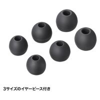 サンワサプライ USBイヤホンマイク MM-HSU21BK 1個（直送品）
