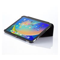 サンワサプライ 第10世代iPad 10.9インチ用ハードケース（スタンドタイプ・ブラック） PDA-IPAD1904BK 1個（直送品）