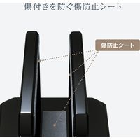 サンワサプライ ノートパソコン用アクリルスタンド(縦置きタイプ) PDA-STN32BKN 1台（直送品）
