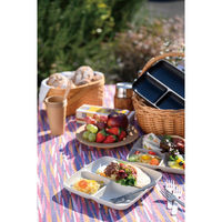 アイトー #0266035 抗菌ランチプレート シャンパン 1枚（直送品）