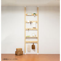 若井産業 若井 DW 1×4フック シングル ホワイト DWH01W 1個