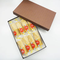 AoyamaLab 御歳暮 年末の贈り物 景品 岐阜 「新杵堂」 クレープ アイスロール 8本入 ギフトカード 二重封筒 熨斗 １式（直送品）