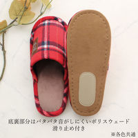 ストロング 冬用 スリッパ DEER ANTLER Mサイズ レッド 60-4-108 1セット(5足)
