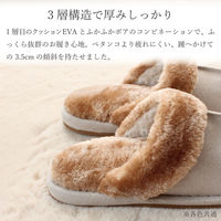 ストロング スリッパ 冬用 センターシーム ボア camel 60-3-550 1足