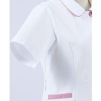 住商モンブラン ナースワンピース 半袖 サックス/白 3L MN700-2101 1枚　白衣（直送品）