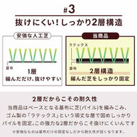三栄コーポレーション 人口芝パネル 人口芝タイル 32枚セット 芝丈35mm A1-GRAS30TILE_AS 1セット(32枚)（直送品）