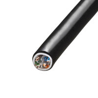 サンワサプライ 屋外用防水カテゴリ6A LANケーブル(ブラック・20m) KB-T6AWP-20BK 1個（直送品）