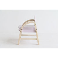 ICHIBA キッズアームチェア アミー ラベンダーピンク ILC-3434LPK 1脚（直送品）
