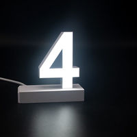 アクリサンデー ａｂｃＭＩＸ　マグネット連結文字　ＨＡ７５シリーズ　数字　【４】 111971 1個（直送品）