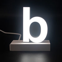 アクリサンデー ａｂｃＭＩＸ　マグネット連結文字　ＨＡ７５シリーズ　アルファベット小文字　【ｂ】 111978 1個（直送品）