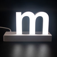 アクリサンデー ａｂｃＭＩＸ　マグネット連結文字　ＨＡ７５シリーズ　アルファベット小文字　【ｍ】 111987 1個（直送品）