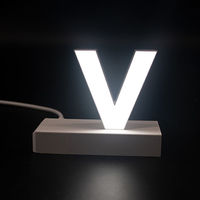 アクリサンデー ａｂｃＭＩＸ　マグネット連結文字　ＨＡ７５シリーズ　アルファベット小文字　【ｖ】 111994 1個（直送品）