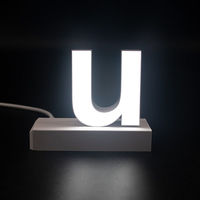 アクリサンデー ａｂｃＭＩＸ　マグネット連結文字　ＨＡ７５シリーズ　アルファベット小文字　【ｕ】 111993 1個（直送品）