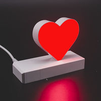 アクリサンデー ａｂｃＭＩＸ　マグネット連結文字　ＨＡ７５シリーズ　記号【ハートマーク】 112004 1個（直送品）