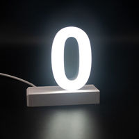 アクリサンデー ａｂｃＭＩＸ　マグネット連結文字　ＨＡ１００シリーズ　数字　【０】 112031 1個（直送品）