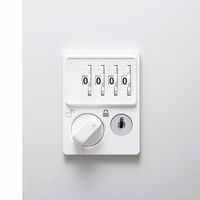 サンワサプライ 小型ロッカー ダイヤル錠 幅200×奥行300×高さ200mm ホワイト PLK-PS200W 1台（直送品）