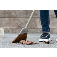 山崎産業 コンドル 庭箒HG(中太繊維)屋内外用 化繊ほうき 短柄 4903180198979 1セット(1本×2)