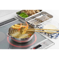 ヨシカワ 天道楽 ステンレス天ぷら鍋20cm IH対応 3808983 1個（直送品）