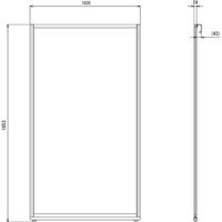 トーカイスクリーン ＭＳパネル スライドドア 幅1035×厚み24×高さ1853mm ホワイト MS-SDDR18Ｗｈ 1台（取寄品）
