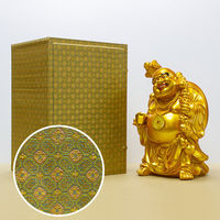 みはし 金色布袋像 FRP製 化粧箱付き Mサイズ 高さ33cm NZA002M 1個（直送品）
