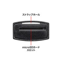 サンワサプライ 超小型microSDカードリーダー ADR-3MSD1 1個（直送品）