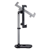 サンワサプライ モバイルモニター用伸縮アームスタンド(高さ調節タイプ) PDA-STN69BK 1台（直送品）