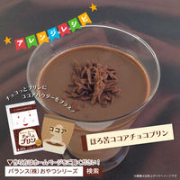 【ワゴンセール】バランス やさしく・おいしく チョコっとプリン 1セット（150g×5袋）プリンの素