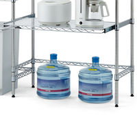 【軒先渡し】エレクター　ベーシックシリーズ　3方クロスバー　幅1500×奥行450mm クローム B1860TWC 1本（直送品）