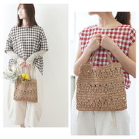 原ウール Knitworm ペーパーヤーン 極太 カーキ 1セット（5玉）（直送品）