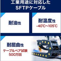 サンワサプライ カテゴリ6A SFTPハンダ産業用LANケーブル(ネイビーブルー・5m) KB-HS6A-05NV 1個