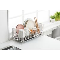 ヨシカワ オールステンレス 広げて使える水切り 水切りラック 4306034 1台