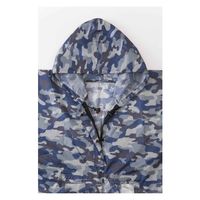 イケックス工業 レインコート レインポンチョ 窓付き 雨具 カモフラ 356265 1個（直送品）