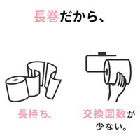 トイレットペーパー 4ロール ダブル 50m ネピア ネピエコ トイレットロール 2倍巻き 1箱(12パック) 王子ネピア