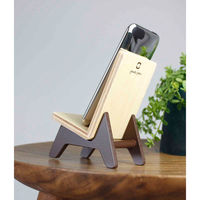 ヤマト工芸 携帯ホルダー スマホスタンド 携帯スタンド chair holder 木製 ブラウン 221159 1個（直送品）