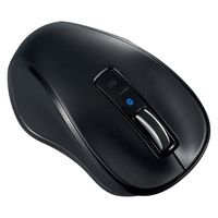 ナカバヤシ ５静音３ボタンＢｌｕｅＬＥＤマウスブラック MUS-BKT174BK 1個（直送品）