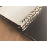 レイメイ藤井 ビジネススリムバインダー A4 30穴 ブラック QE1126B 1セット（3冊）