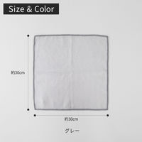 マーナ ガラス・鏡ピカッとクロス（2枚入） 水垢 手垢 マイクロファイバー 蛇口 雑巾 W640GY 1個