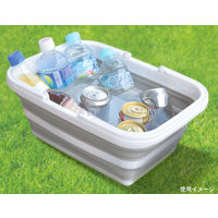 ファイン たためる洗い桶 8.5L FIN-706 1個