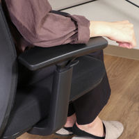 不二貿易 オフィスチェア ダービット ブラック 37914 1脚（直送品）