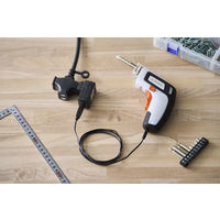 アイリスオーヤマ 充電式電動ドライバー ビット付 ポータブル DIY JDD352-W 1台