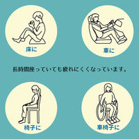 iiもの本舗 高反発シートクッション 40×40cm ブラウン 4589596693972 1セット(3枚)