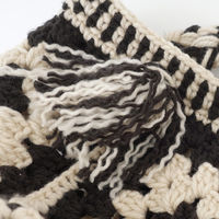 原ウール 編み物キット 5-3 モチーフつなぎの大きめバッグ 10910UV10617 1セット