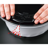 どんぶり容器　VK-820 黒共内嵌合蓋　400枚(50枚×8) 0300820700528　シーピー化成（直送品）